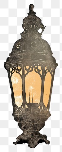 PNG Illustration of a lamp lantern white background architecture.