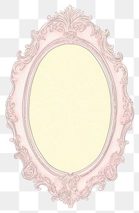 PNG Illustration of a Mirror mirror white background photography.