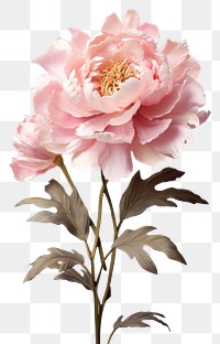 PNG Peony flower blossom plant rose.