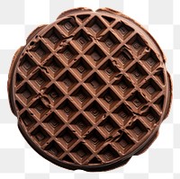 PNG Chocolate Waffles waffle food chocolate. AI generated Image by rawpixel.