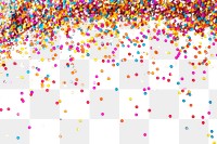 PNG Confetti backgrounds party line