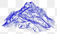 PNG  Drawing mountain sketch outdoors nature.