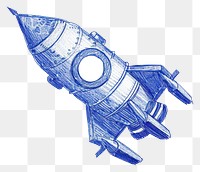PNG  Drawing rocket sketch aircraft vehicle.