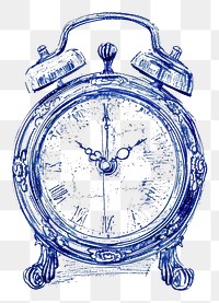 PNG  Drawing clock sketch blue wristwatch.