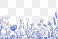 PNG Outdoors pattern drawing flower