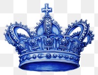 PNG  Drawing crown sketch blue spirituality.