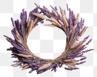 PNG Lavender wreath craft plant.