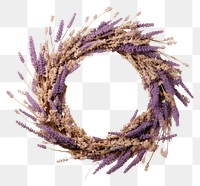 PNG Lavender wreath craft jewelry.