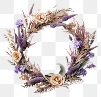 PNG Wreath lavender craft sage.