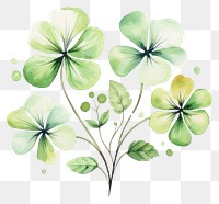 PNG Pattern drawing clover sketch.