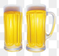 PNG  Surrealistic painting of beer drink lager glass.