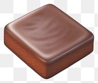 PNG  Surrealistic painting of brownie chocolate white background sachertorte.