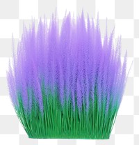 PNG  Surrealistic painting of lavender flower purple plant.