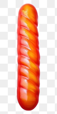 PNG  Surrealistic painting of sausage food white background confectionery.