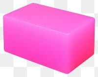 PNG  Surrealistic painting of pink neon tofu white background simplicity rectangle.