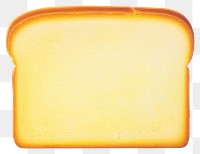 PNG  Surrealistic painting of toast bread food white background.