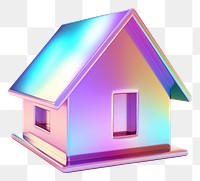 PNG  House icon iridescent white background confectionery architecture.