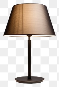 PNG Minimal table lamp lampshade furniture elegance. AI generated Image by rawpixel.