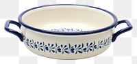 PNG A blue hot dish ceramic porcelain pottery bowl.