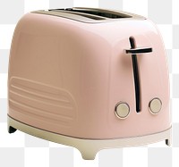 PNG A pink retro minimal toaster appliance small appliance technology.