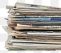 PNG Stack of Newspapers newspaper backgrounds document.