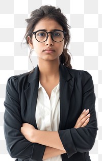 PNG Young Indian business woman portrait glasses adult.