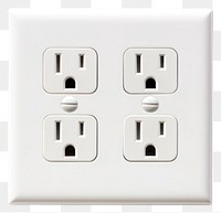PNG  Wall socket electricity technology cable. AI generated Image by rawpixel.