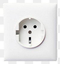 PNG  Wall socket electronics wall white background. AI generated Image by rawpixel.