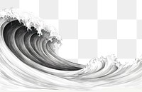 PNG Ocean wave drawing sketch nature. 