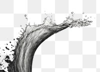 PNG Water sketch drawing refreshment. AI generated Image by rawpixel.