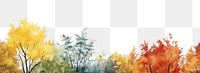 PNG Autumn nature border backgrounds outdoors forest.