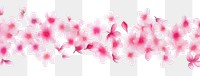 PNG Cherry blossom petals border backgrounds flower plant.