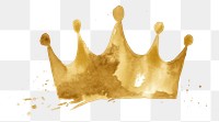 PNG  Crown crown gold white background. AI generated Image by rawpixel.