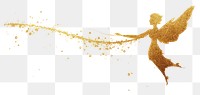 PNG  Cupid gold white background creativity. AI generated Image by rawpixel.