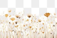 PNG  Flower meadow backgrounds outdoors pattern. AI generated Image by rawpixel.