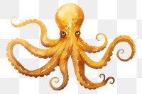 PNG  Octopus animal invertebrate cephalopod. AI generated Image by rawpixel.