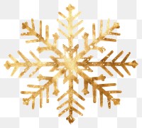 PNG  Snowflake white gold white background. AI generated Image by rawpixel.