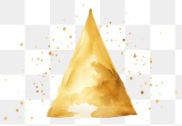 PNG  Party hat gold white background celebration. AI generated Image by rawpixel.