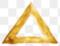 PNG  Triangle gold white background creativity. AI generated Image by rawpixel.