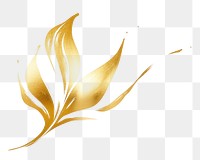 PNG Tulip gold line logo. 