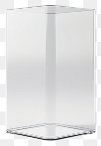 PNG  Transparent glass of pillar vase white background simplicity.