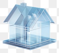 PNG  Transparent glass simple house icon white background architecture investment.