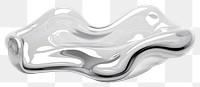 PNG  Transparent glass unique puddle shape white background accessories porcelain