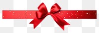 PNG Ribbon present red white background. AI generated Image by rawpixel.