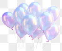 PNG Balloon anniversary celebration decoration.
