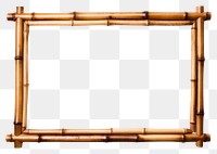 PNG  Bamboo frame white background rectangle.