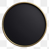 PNG  Minimal black gold circle frame photo white background.