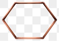 PNG  Stunning design copper hexagon white background architecture simplicity.