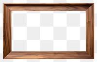 PNG  Walnut wood frame white background architecture.