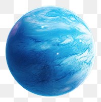 PNG Blue neptune planet space astronomy outdoors. AI generated Image by rawpixel.